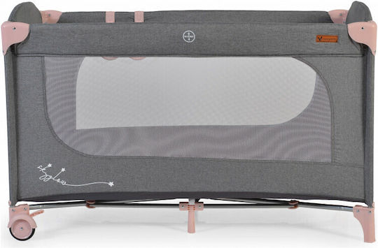 Cangaroo Skyglow Laufstall mit Matratze Rosa 125x62cm