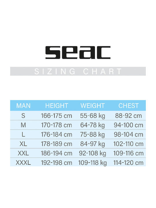 Seac Gannet Divisible Wetsuit Shaved with Chest Pad for Speargun Brown Camouflage 3mm