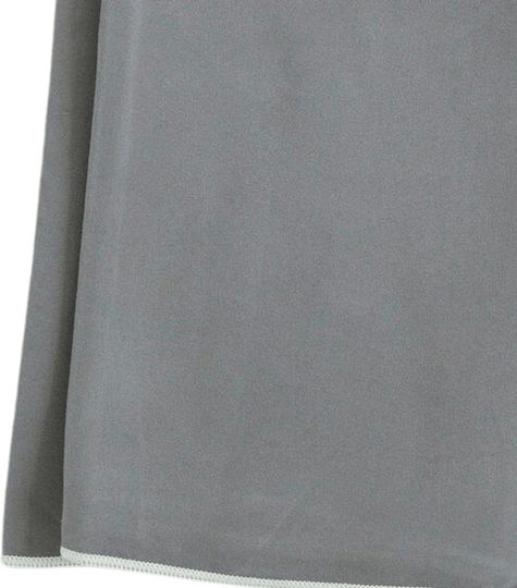 Nima Riva Microfiber Towel Body Double-Sided Medium Gray 160x90cm