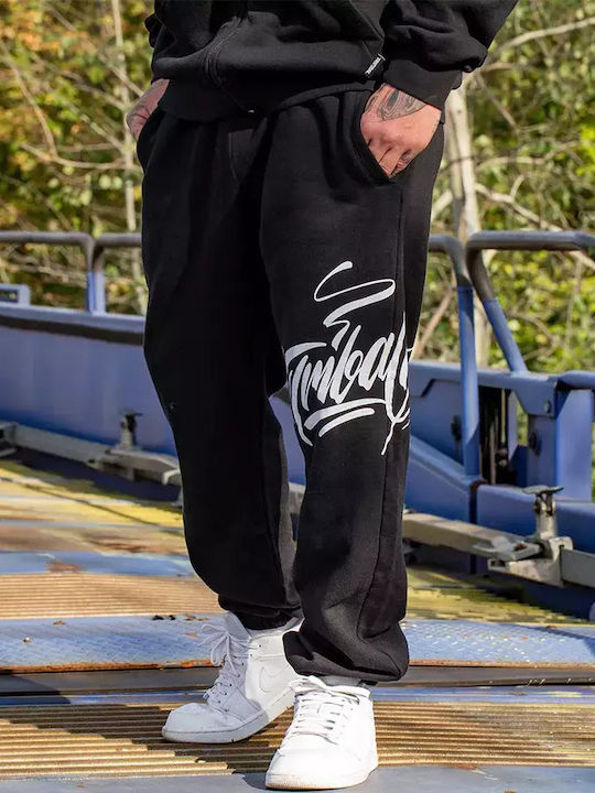 STAMMESBÄCKER SCRIPT LOGO SWEATPANT SCHWARZ Stammes schwarz TR1011-005