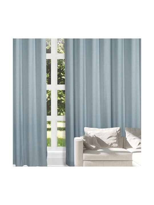 Das Home Vorhang mit Grommets 2240 Hellblau 140x270cm