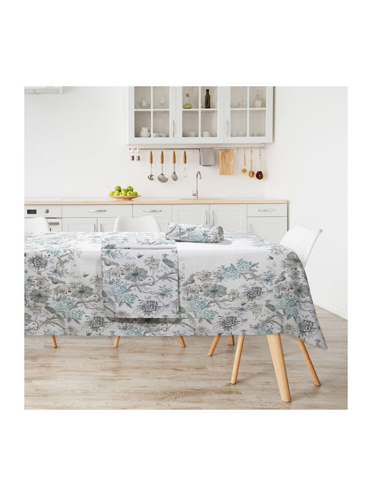 Das Home 0643 Cotton & Polyester Tablecloth Gray 140x180cm