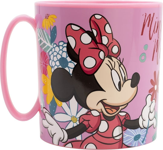 Stor Minnie Mouse Spring Look Чаша Пластмаса Розов 350мл