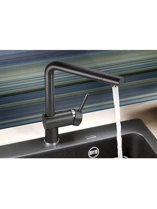 Blanco Linus Tall Kitchen Faucet Counter Anthracite