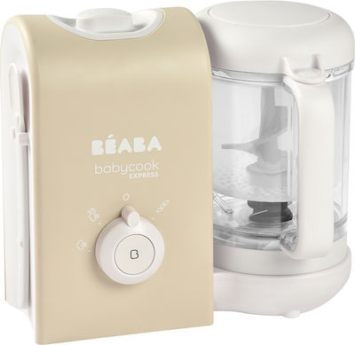 Beaba Babycook Express Βρεφικός Ατμομάγειρας με Μπλέντερ 1.25lt Clay Earth