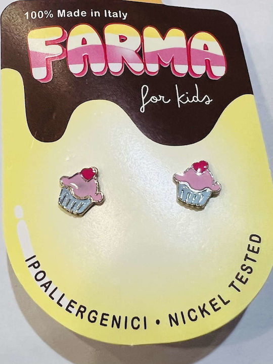Farma Bijoux Υποαλλεργικά Παιδικά Σκουλαρίκια Καρφωτά