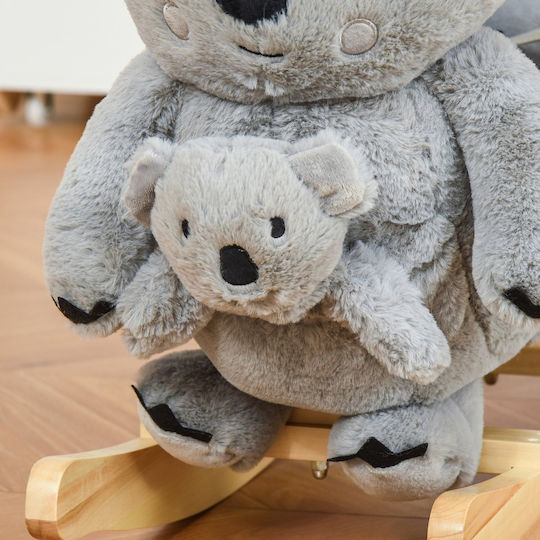 HomCom Koala Качулка Играчка Коала за 18++ месеца Сив