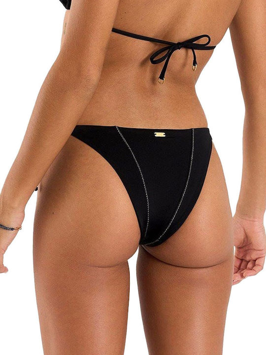 Banana Moon Isha Rocamar Bikini Brazil with Ties Black