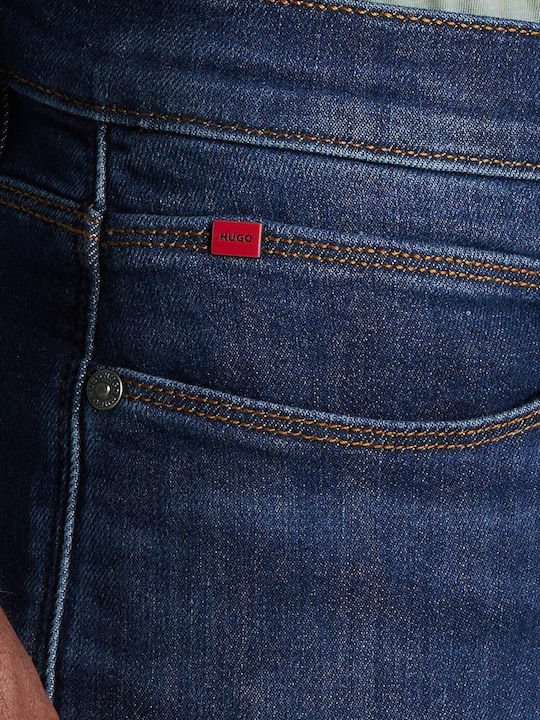 Men's Jeans Pants Elastic with Extra Slim Application Blue