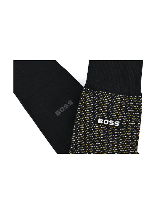 Hugo Boss Men's Socks Black 2Pack