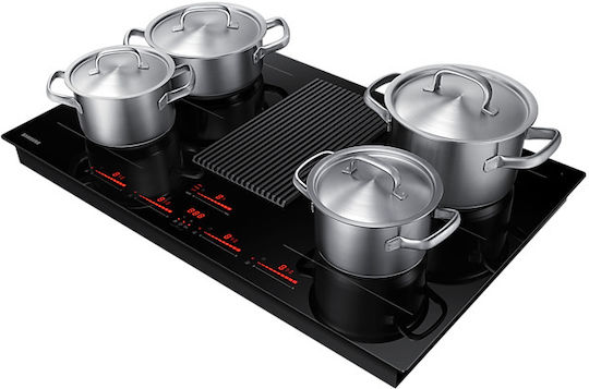 Samsung Επαγωγική Εστία Αυτόνομη με Απορροφητήρα & Λειτουργία Κλειδώματος 83x51.5εκ.