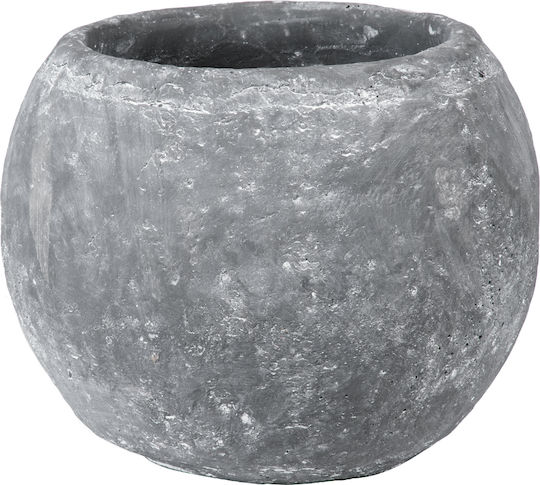 GloboStar Alonissos Plant Pot Concrete Gray