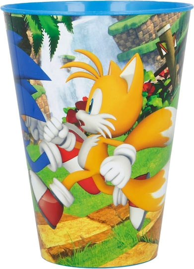 Stor Sonic Glas Wasser aus Plastik 430ml