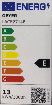 Geyer Λάμπα LED 13.5W για Ντουί E27 και Σχήμα A60 Φυσικό Λευκό 1521lm