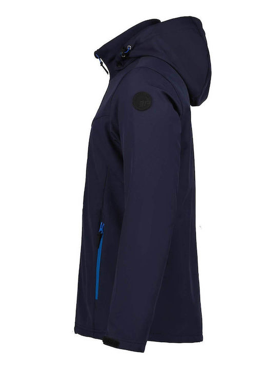 Brimfield Winter Jacket Softshell Waterproof and Windproof Navy Blue