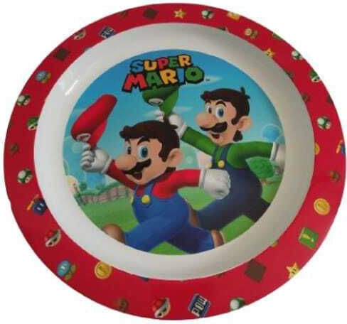Stor Baby Food Container Set Super Mario made of Plastic Red 2pcs