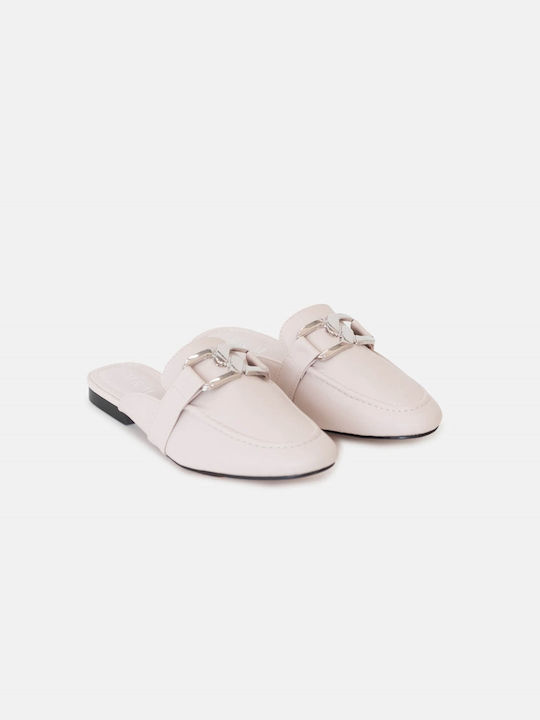 InShoes Flat Mules Beige