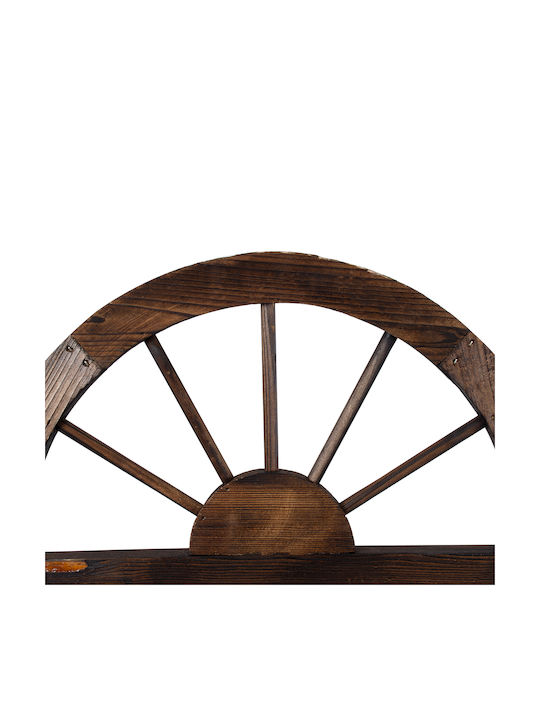 GloboStar Antipaxos Hanging Planter Wooden Brown 38x45x45cm.