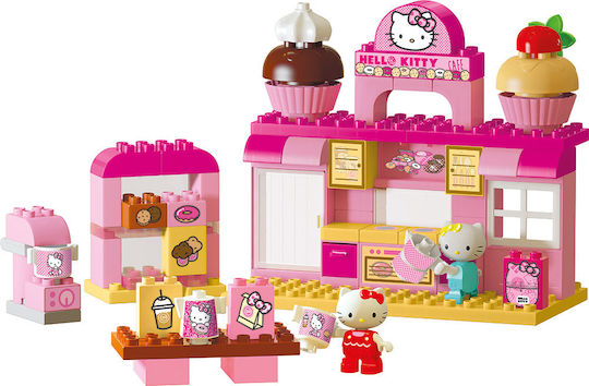 Unico Τουβλάκια Τουβλάκια Κουζίνα Hello Kitty για 1.5-5 Ετών 82τμχ