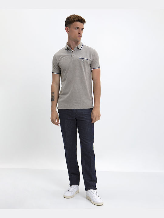 Striped Collar Polo T-Shirt Modern Fit Winfield GARY