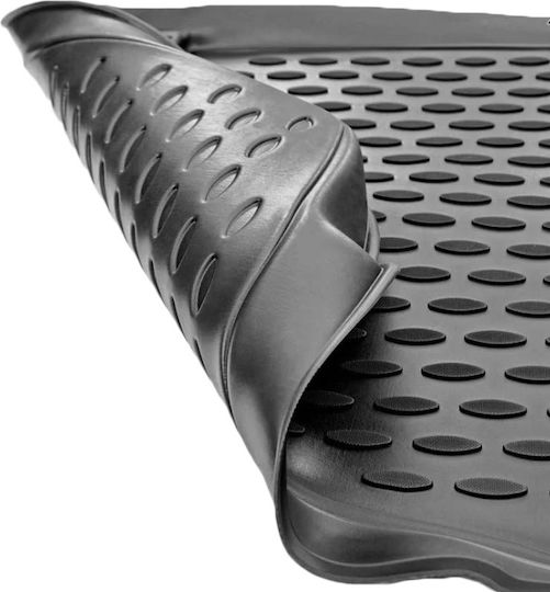Novline Set of Front and Rear Mats 4pcs Tray Type for Ford S-Max II / Galaxy III 5D 2015 Black