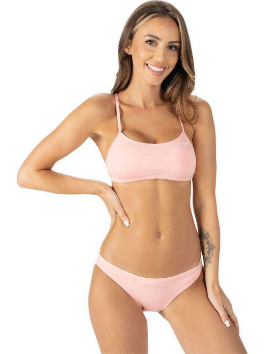Essential Racerback Set Bikini Μπουστάκι Ροζ