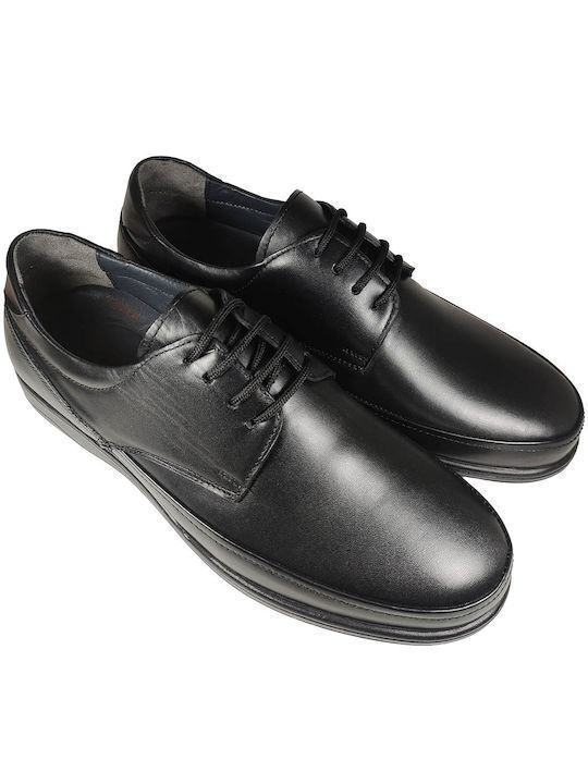 Piele Pantofi casual pentru bărbați Anatomic Negre