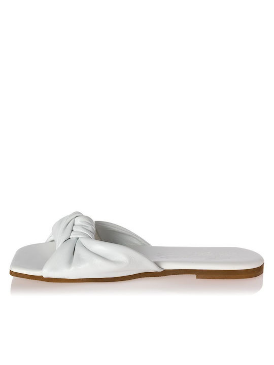 Sante Women's Flat Sandals in White Color