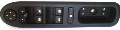 Electric Life Car Window Switch for Peugeot 407 9pin Black