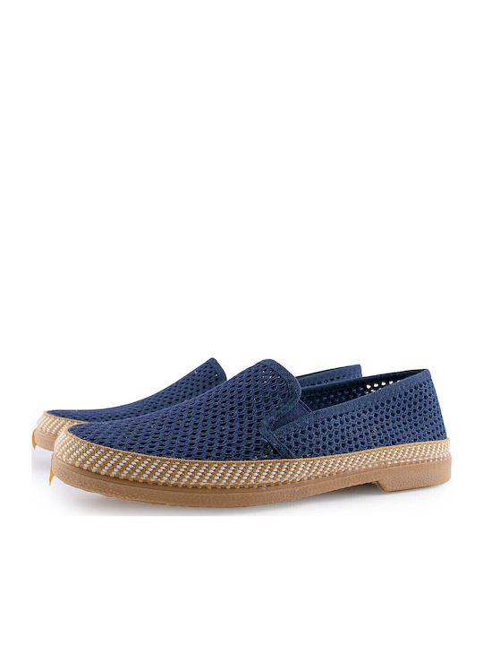 Fabric Men's Espadrilles in Blue Color