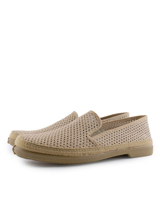 B-Soft 183-2116 Men's Espadrilles Beige