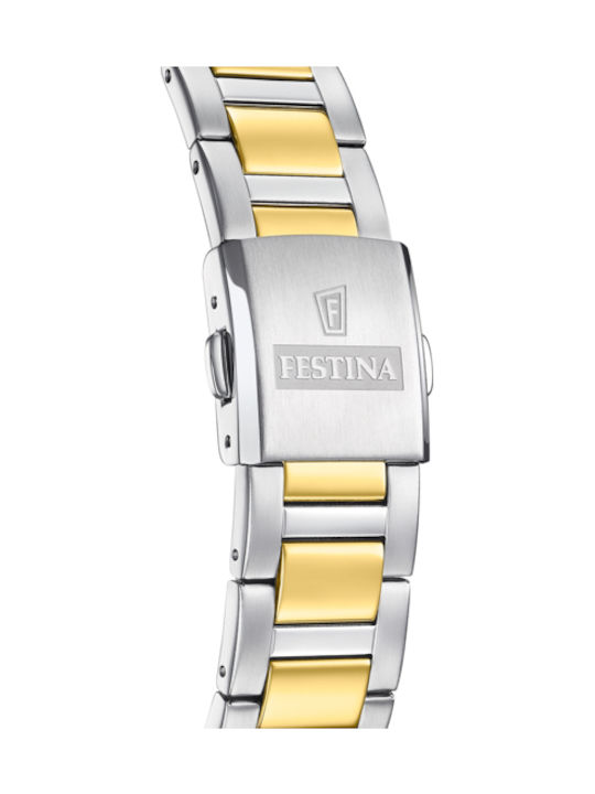 Festina Ρολόι Solar με Μεταλλικό Μπρασελέ Festina Ρολόι Solar με Μεταλλικό Μπρασελέ