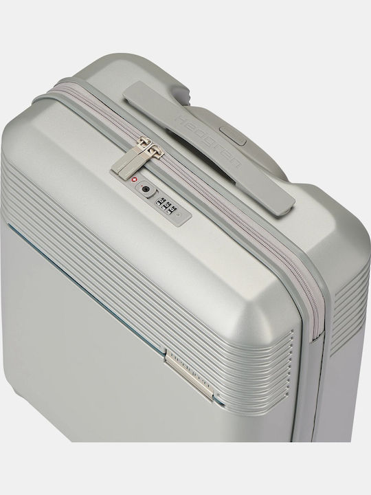Hedgren Stripe HLNO01XS Valiză De Călătorie De Cabină Tough Argintie Cu 4 Roți Înălțime 55 Cm