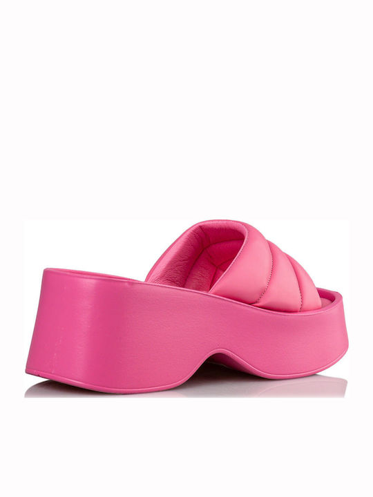 Flache Sandalen Für Damen Fuchsie
