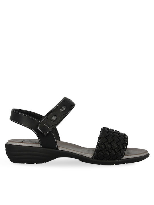 Parex Damen Flache Sandalen in Schwarz Farbe