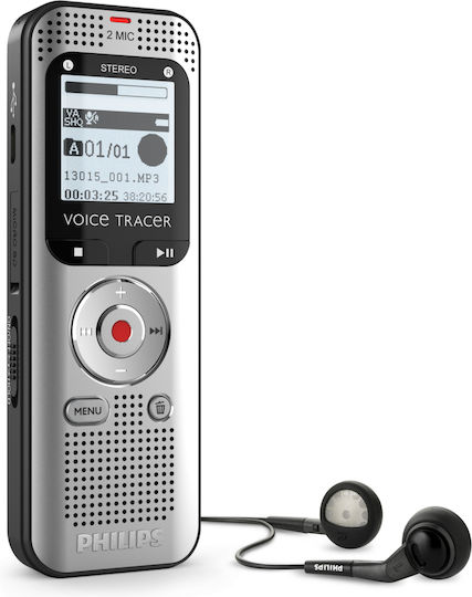 Philips Диктофон DVT2010 с Вътрешна Памет 8GB