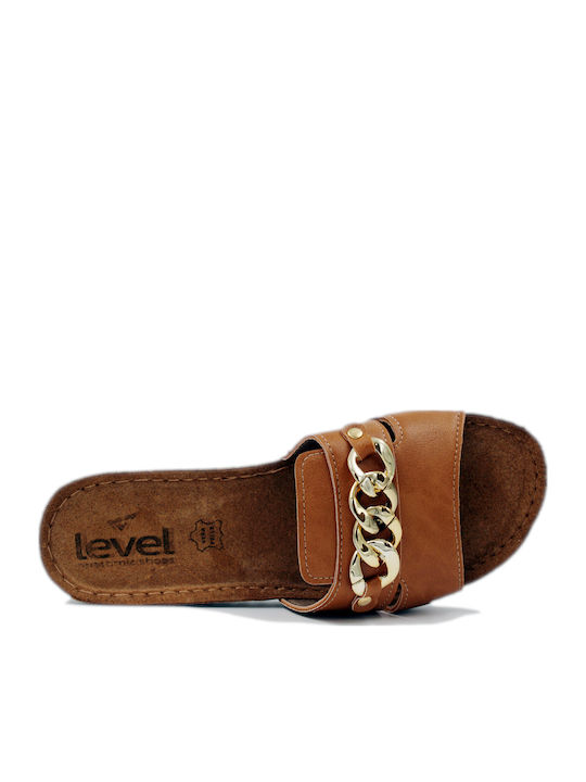 23- Women's Flat Sandals Anatomic in Brown Color