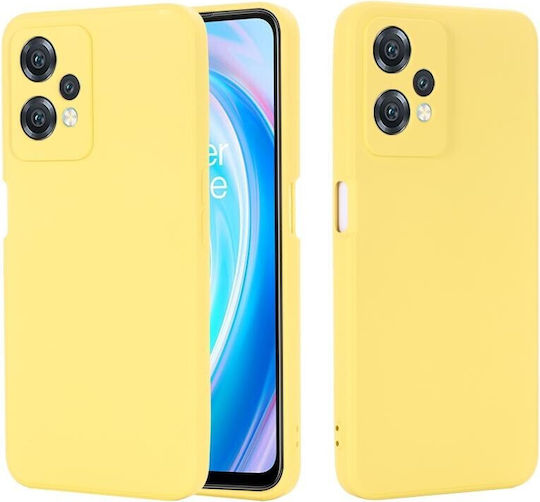 Liquid Back Cover Σιλικόνης Κίτρινο (OnePlus Nord CE 2 Lite)
