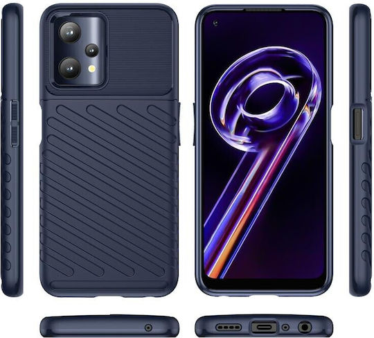 Thunderbolt Umschlag Rückseite Silikon Blau (OnePlus Nord CE 2 Lite 5G)
