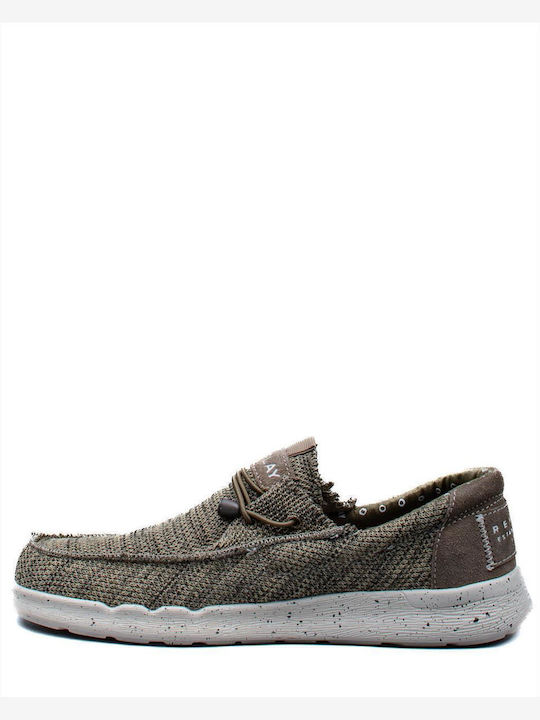 Alcyon Mesh Ανδρικά Loafers σε Μπεζ Χρώμα