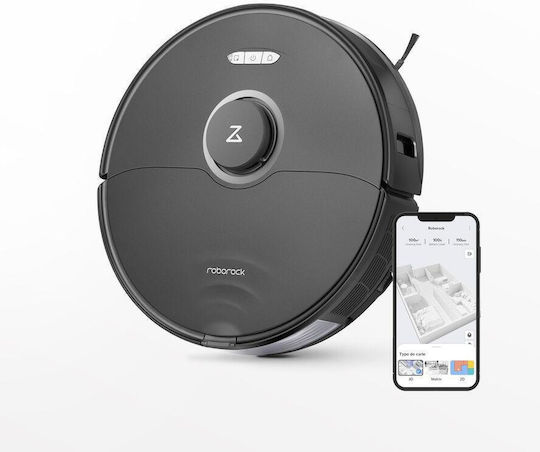 Roborock S8 Σκούπα Ρομπότ με Αυτονομία έως 180min και Κάλυψη Χώρου έως 300τ.μ. Μαύρη