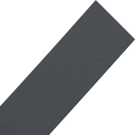 vidaXL Plastic Garden Border in Gray Color 10cm x 10.0m