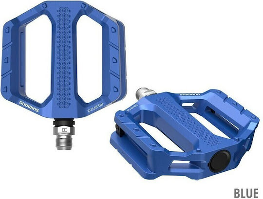 Shimano PD-EF202 Flat Bicycle Pedals Blue