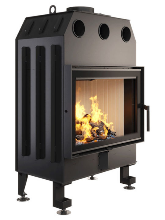 Saven Energy Eco Kaminofen Holz 15.1kW Gerade mit einer zu öffnenden Tür Geschlossenes Ausdehnungsgefäß