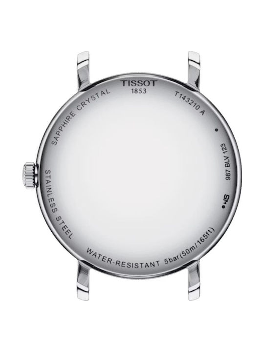 Tissot Everytime Ρολόι Μπαταρίας με Μεταλλικό Μπρασελέ