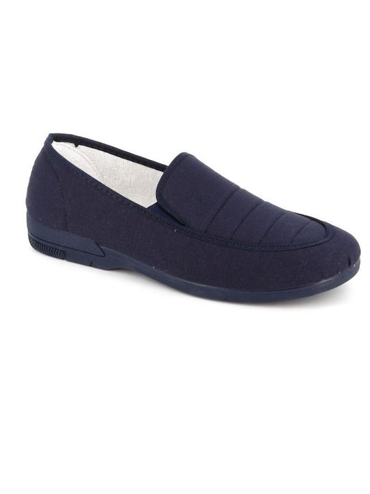 B-Soft Men's Moccasins Navy Blue