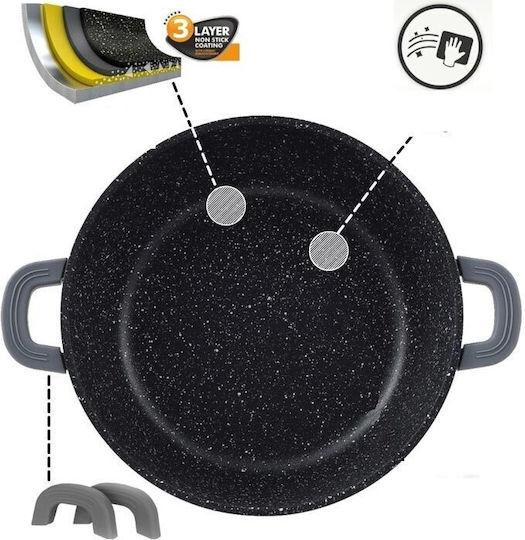 Cheffinger Deep Pot made of Aluminum 24cm