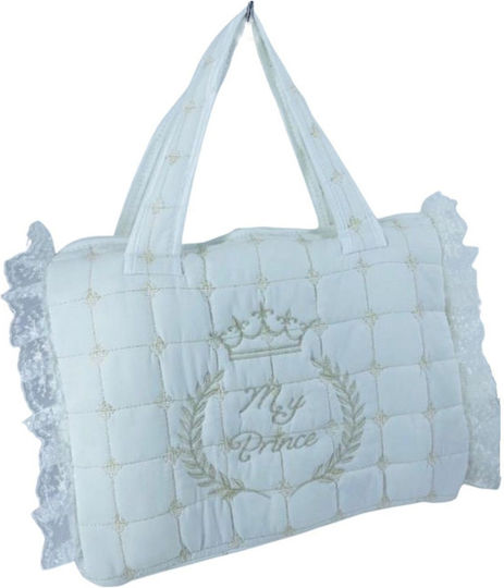 Mini Chics Τσанта-Смяна на Пелени Бял 37x16x32см.