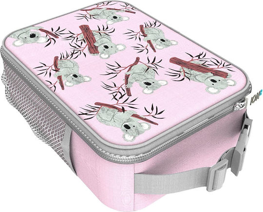 Ion8 School Lunch Bag Insulated Handbag 4.2 Litres Pink 19.5x8x26.5cm