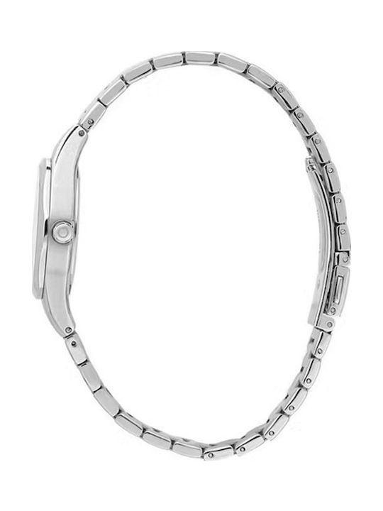 Trussardi Metropolitan Ceas de Damă cu Argintiu Brățară Metalică